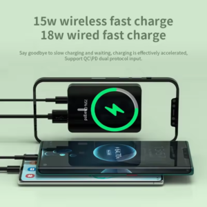 WEP-87 15W Fast Charging Wireless Phone Holder 360 Degree Adjust Phone Accessories Magnetic Car Phone Holder Wireless For iPhone