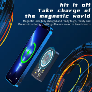 WEP-90 Fast Charging Magnetic Wireless Power Bank PD20W 5000mah/10000mah Powerbank Magnetic Mini Power Bank