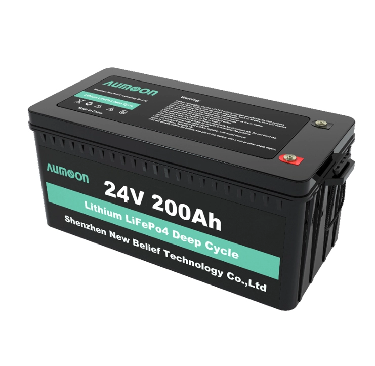 Aumoon Wholesale Solar System Lifepo4 Battery Pack Lithium Ion Lifepo4 12V 24V 36V 48V Batteries