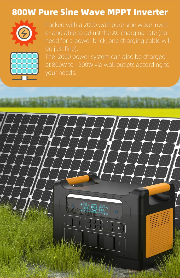 BPS-2000W Power Station 2000W Home Solar Generator Mobile Portable Station for Outdoor Camping